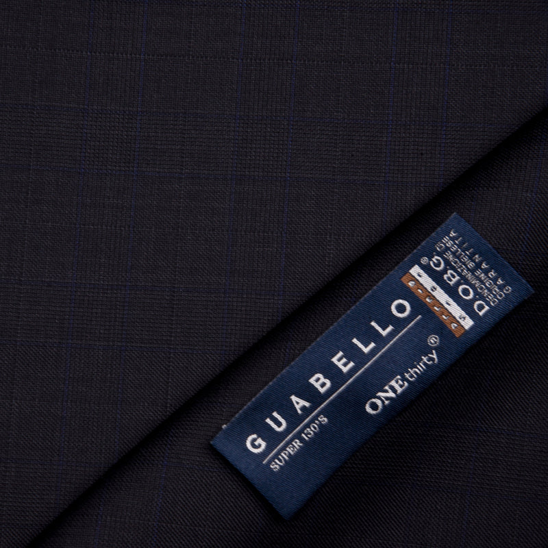 Image of a Charcoal Worsted Checks Merino Wool Blazers Fabric