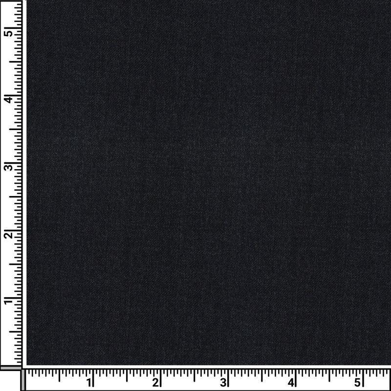 Image of a Charcoal Worsted Sharkskin Merino Wool Pants Fabric