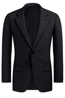Image of a Charcoal Worsted Solids Merino Wool Blazers Fabric