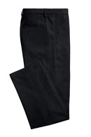 Image of a Charcoal Worsted Twill Merino Wool Pants Fabric