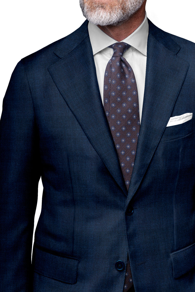 Image of a Dark-Green Worsted Twill Merino Wool Blazers Fabric
