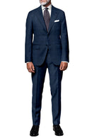 Image of a Dark-Green Worsted Twill Merino Wool Blazers Fabric