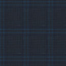 Image of a Green & Navy-Blue Worsted Checks Merino Wool Blazers Fabric