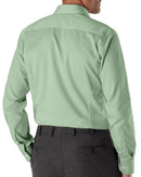 Image of a Green Pinpoint Dobby Giza Cotton Shirting Fabric