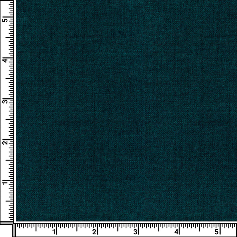 Image of a Green Worsted Twill Merino Wool Suiting Fabric