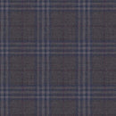 Image of a Grey & Blue Worsted Checks Merino Wool Blazers Fabric