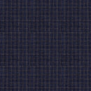 Image of a Grey & Blue Worsted Checks Merino Wool Pants Fabric