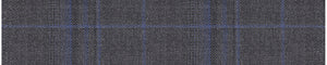 Pink & Blue Worsted Checks Merino Wool Pants Fabric