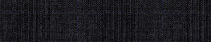 Charcoal & Purple Worsted Checks Merino Wool Suiting Fabric