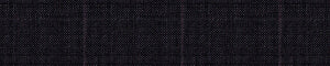 Midnight-Blue & White Worsted Checks Merino Wool Suiting Fabric