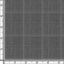 Image of a Grey & White Worsted Checks Merino Wool Suiting Fabric