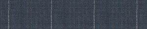 Charcoal & White Worsted Checks Merino Wool Suiting Fabric