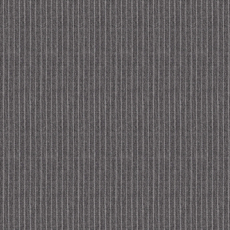 Image of a Grey & White Worsted Stripes Merino Wool Pants Fabric