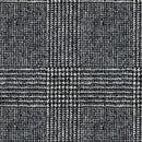 Image of a Grey Flannel Checks Merino Wool Suiting Fabric