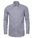 Image of a Grey Knit Twill Giza Cotton Shirting Fabric