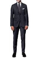 Image of a Grey Worsted Dobby Merino Wool Blazers Fabric