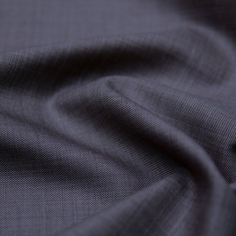 Image of a Grey Worsted Micropattern Merino Wool Pants Fabric