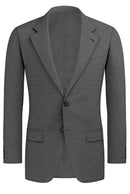 Image of a Grey Worsted Solids Merino Wool Blazers Fabric