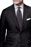 Image of a Grey Worsted Solids Merino Wool Blazers Fabric