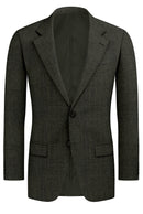 Image of a Grey Worsted Twill Merino Wool Blazers Fabric