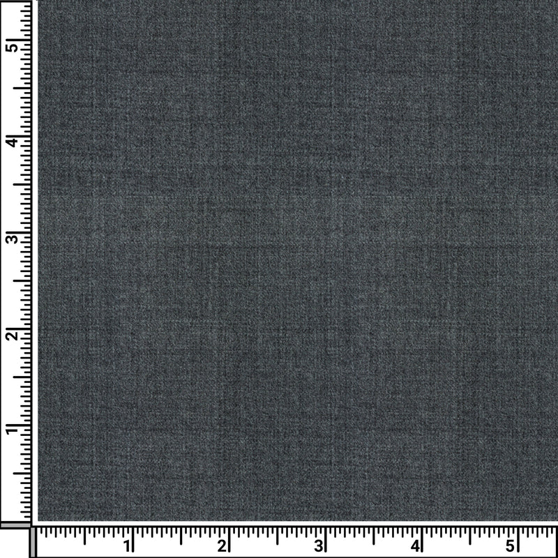 Image of a Grey Worsted Twill Merino Wool Pants Fabric