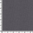 Image of a Grey Worsted Twill Merino Wool Suiting Fabric