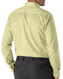 Image of a Lemon Oxford Micropattern Giza Cotton Shirting Fabric
