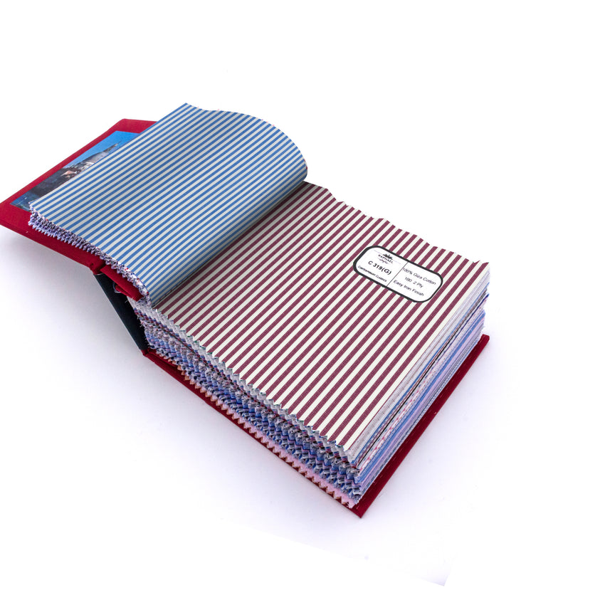 Image of a Leonardo Cotton Shirting Fabric Swatchbook (002)