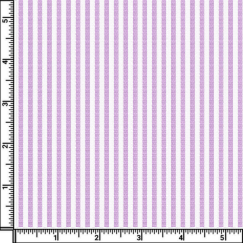 Image of a Lilac & White Poplin Stripes Giza Cotton Shirting Fabric