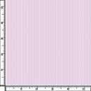 Image of a Lilac & White Poplin Stripes Giza Cotton Shirting Fabric