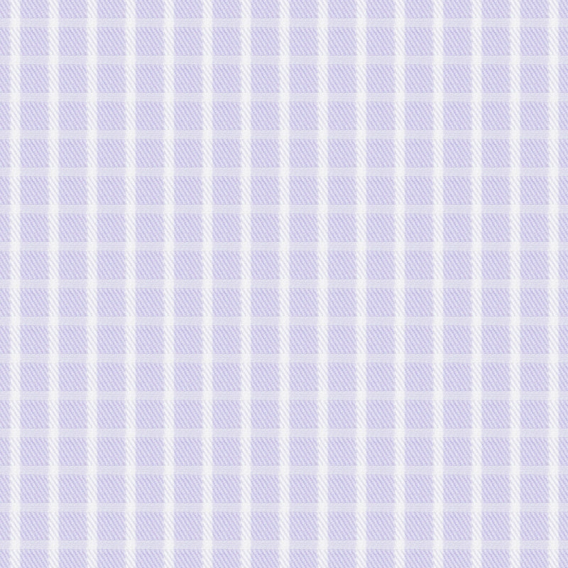 Image of a Lilac & White Twill Checks Giza Cotton Shirting Fabric