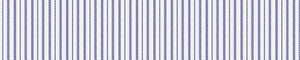 Blue & White Twill Stripes Giza Cotton Shirting Fabric