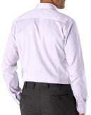 Image of a Lilac Herringbone Micropattern Giza Cotton Shirting Fabric