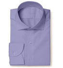 Image of a Lilac Poplin Solids Cotton Stretch Shirting Fabric