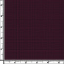 Image of a Maroon & Black Worsted Birdseye Merino Wool Suiting Fabric