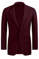 Image of a Maroon Worsted Twill Merino Wool Blazers Fabric