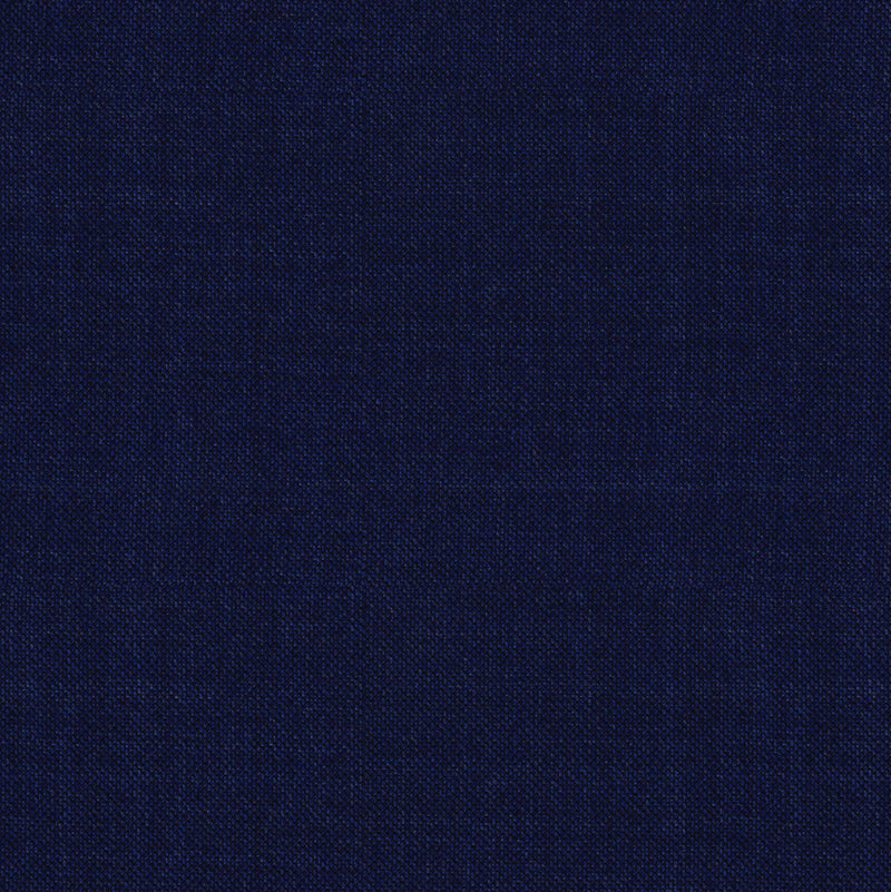 Image of a Mid-Blue Worsted Twill Wool Stretch Suiting Fabric