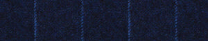 Black & Brown Flannel Stripes Merino Wool Suiting Fabric