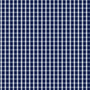 Image of a Midnight-Blue & White Twill Checks Giza Cotton Shirting Fabric