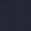 Image of a Midnight-Blue & White Worsted Checks Merino Wool Suiting Fabric