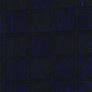 Image of a Midnight-Blue Satin Prints Poly Viscose Lining Fabric
