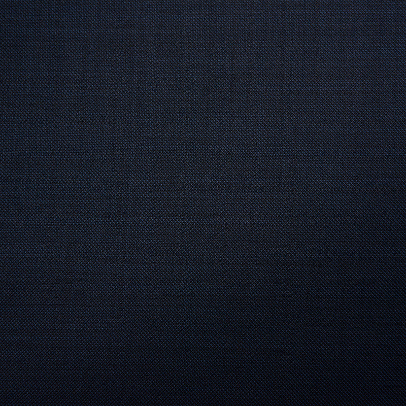 Image of a Midnight-Blue Worsted Micropattern Merino Wool Blazers Fabric