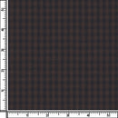 Image of a Mustard & Black Worsted Checks Merino Wool Blazers Fabric