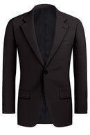 Image of a Mustard & Black Worsted Checks Merino Wool Blazers Fabric