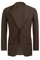 Image of a Mustard & Brown Worsted Dobby Merino Wool Blazers Fabric