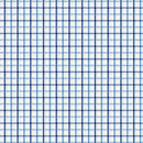 Image of a Navy-Blue & Blue Twill Checks Giza Cotton Shirting Fabric