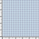 Image of a Navy-Blue & Blue Twill Checks Giza Cotton Shirting Fabric