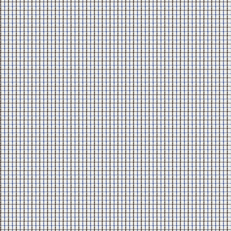 Image of a Navy-Blue & Cyan Twill Checks Giza Cotton Shirting Fabric