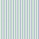 Image of a Navy-Blue & Green Twill Stripes Giza Cotton Shirting Fabric