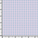 Image of a Navy-Blue & Purple Twill Checks Giza Cotton Shirting Fabric